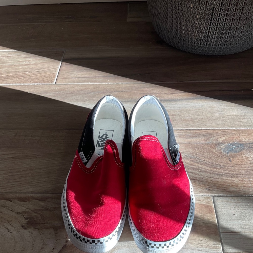 Red and Black Vans